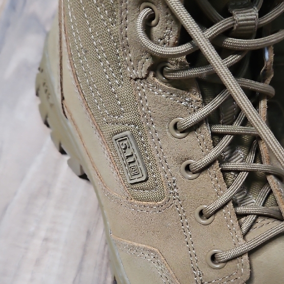 5.11 Tactical Mens Dark Coyote Combat Boots 10 - Picture 12 of 14